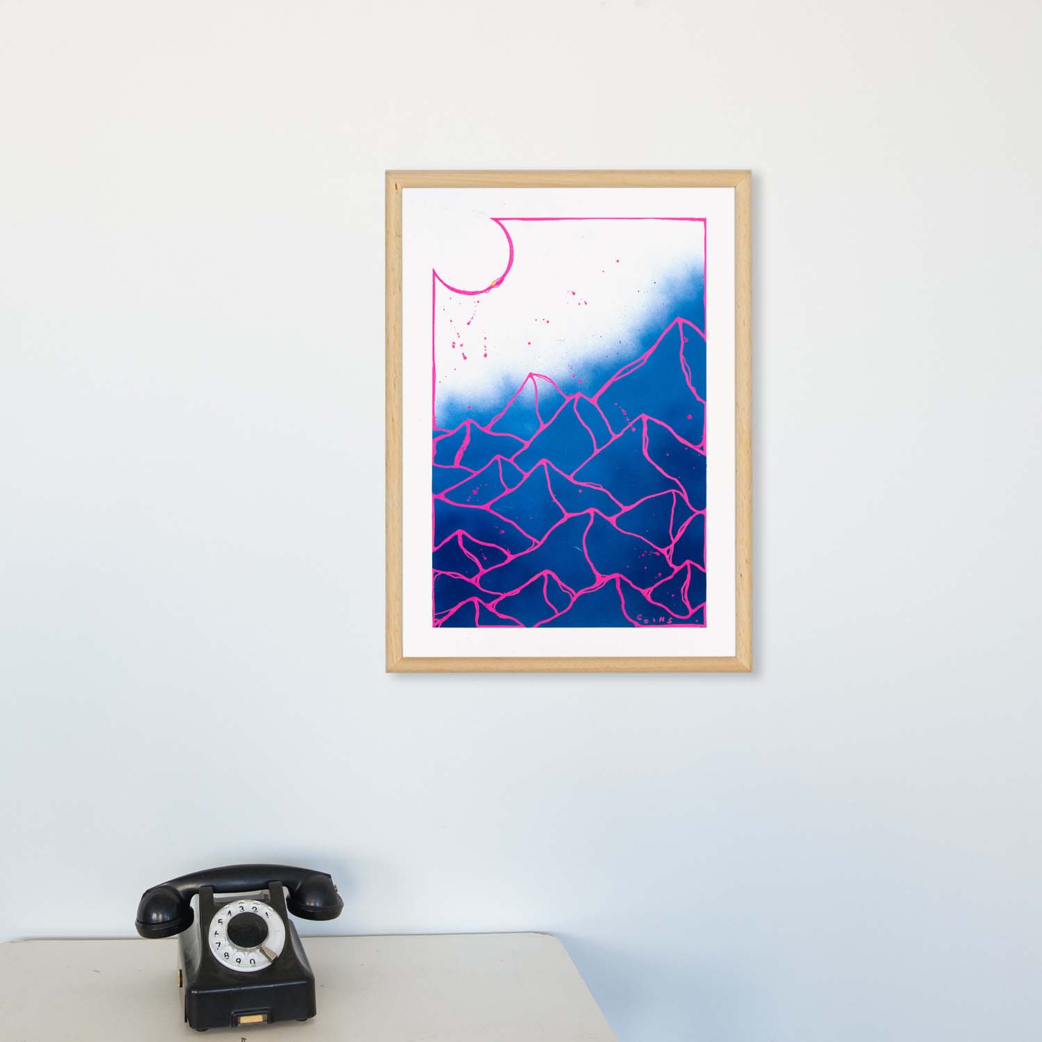 The pink and Blue