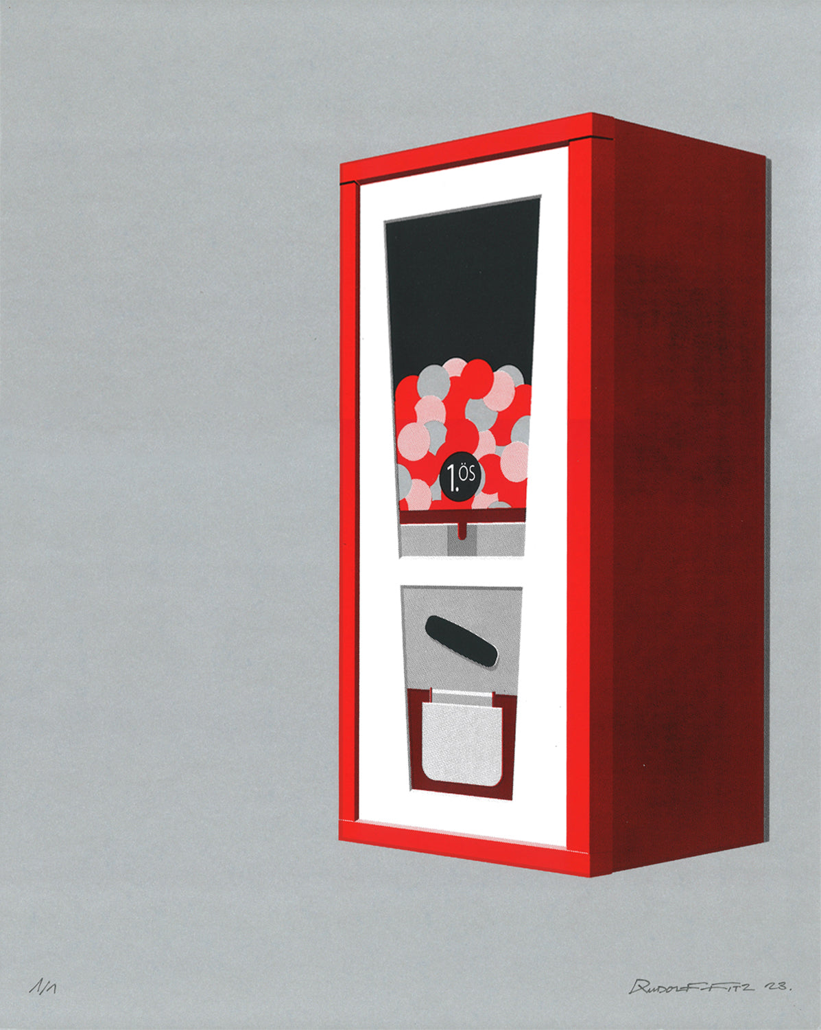 Kaugummi UNIKAT Silber