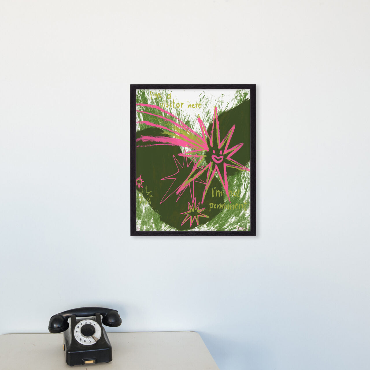 I'm a visitor here - I'm not permanent