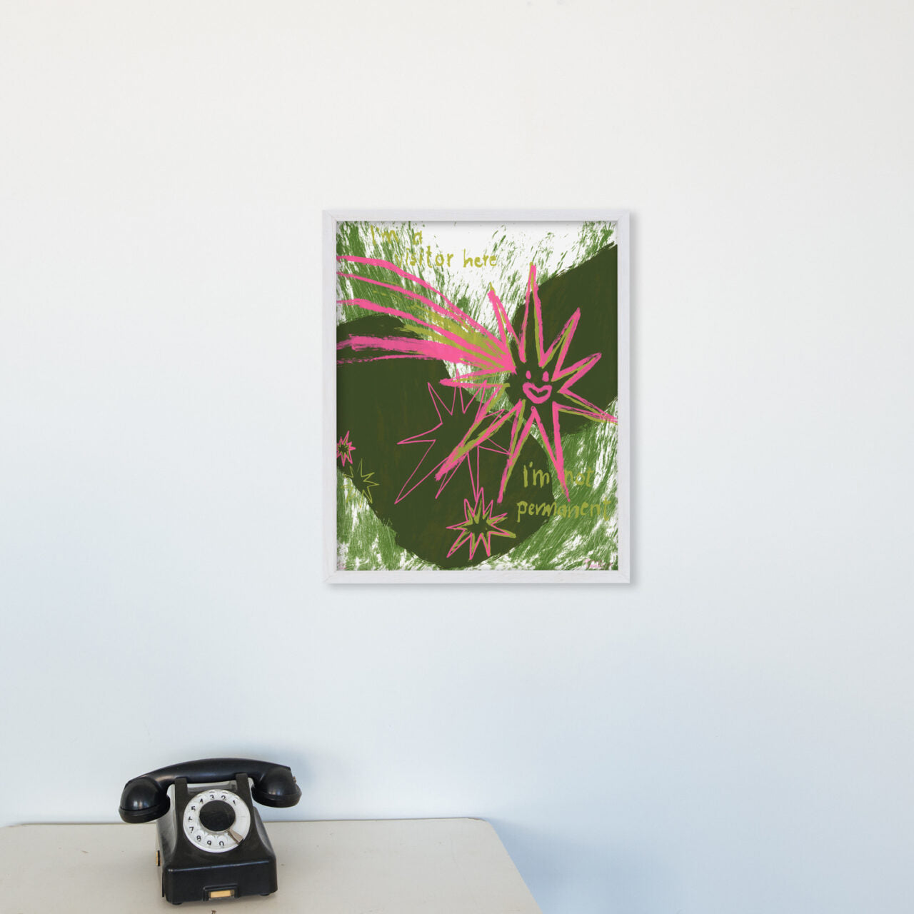 I'm a visitor here - I'm not permanent