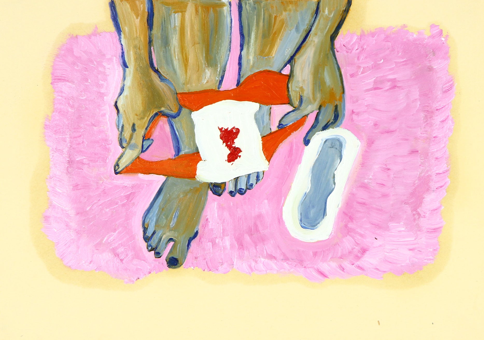 Menstruation  Kunst ab Hinterhof