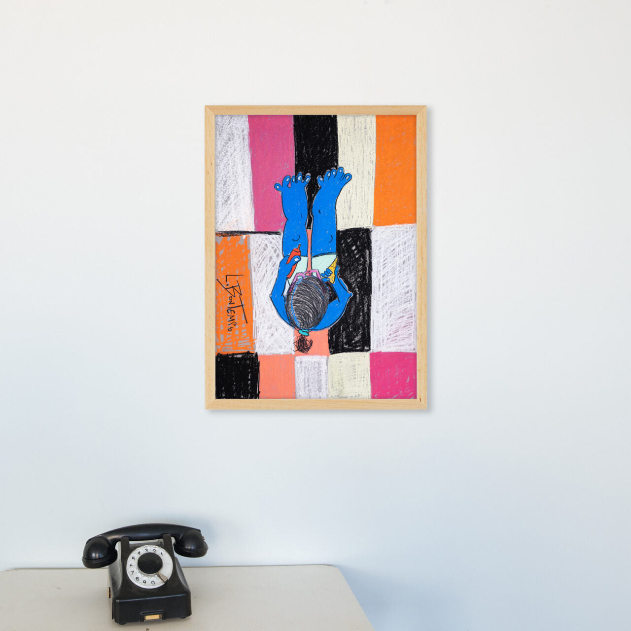 Girl having Cheese and Ketchup