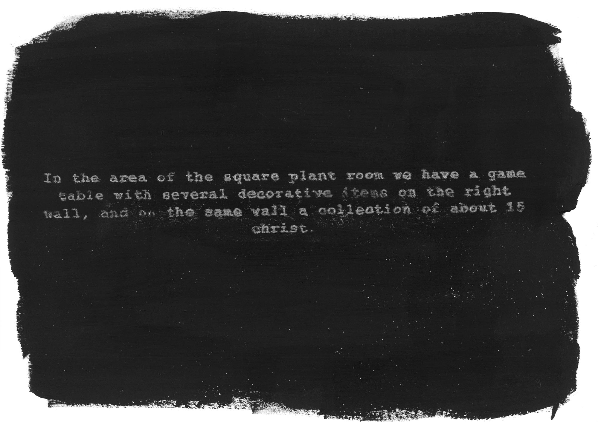 Substratum of memories, The crosses (participant 2)