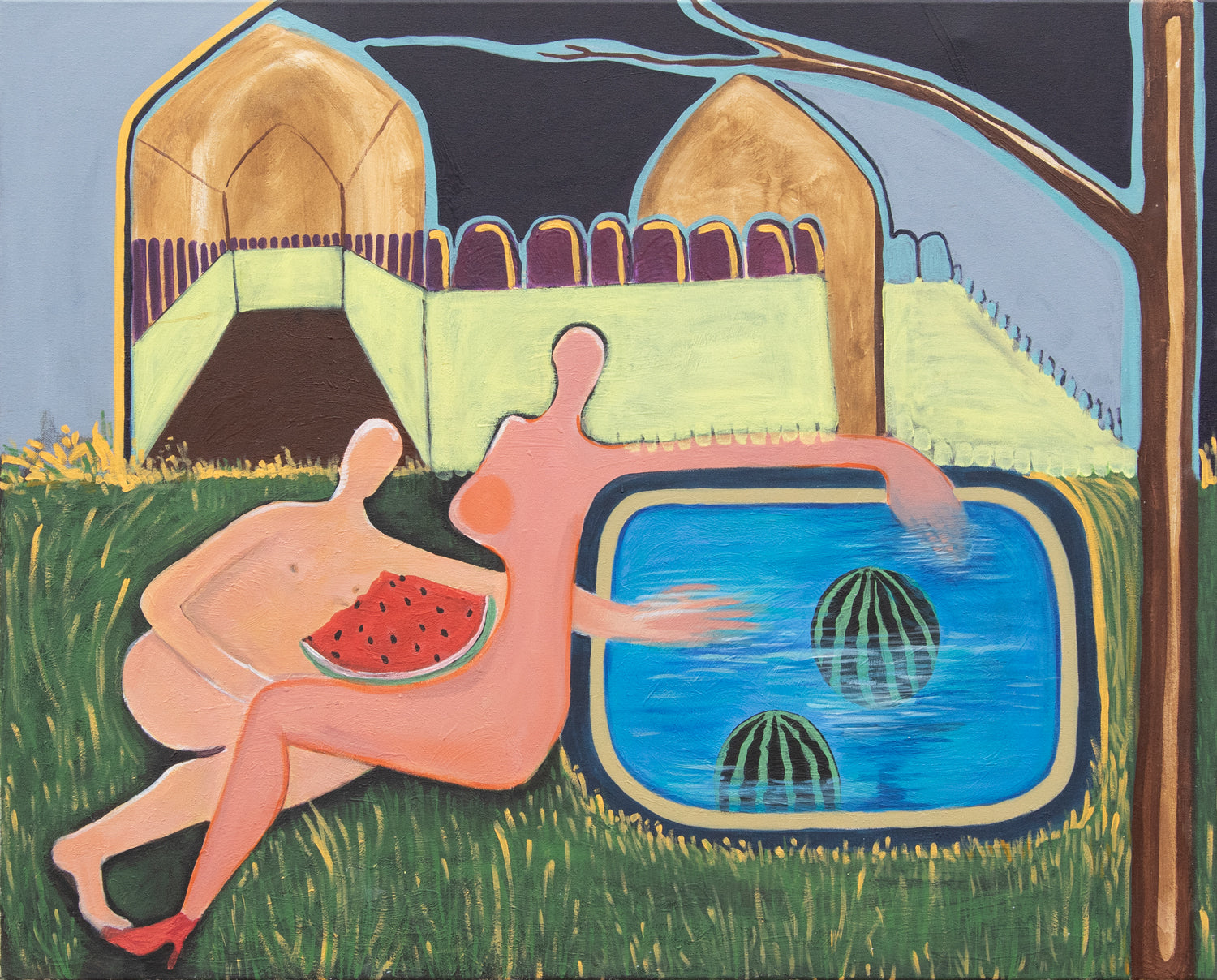 A piece of watermelon