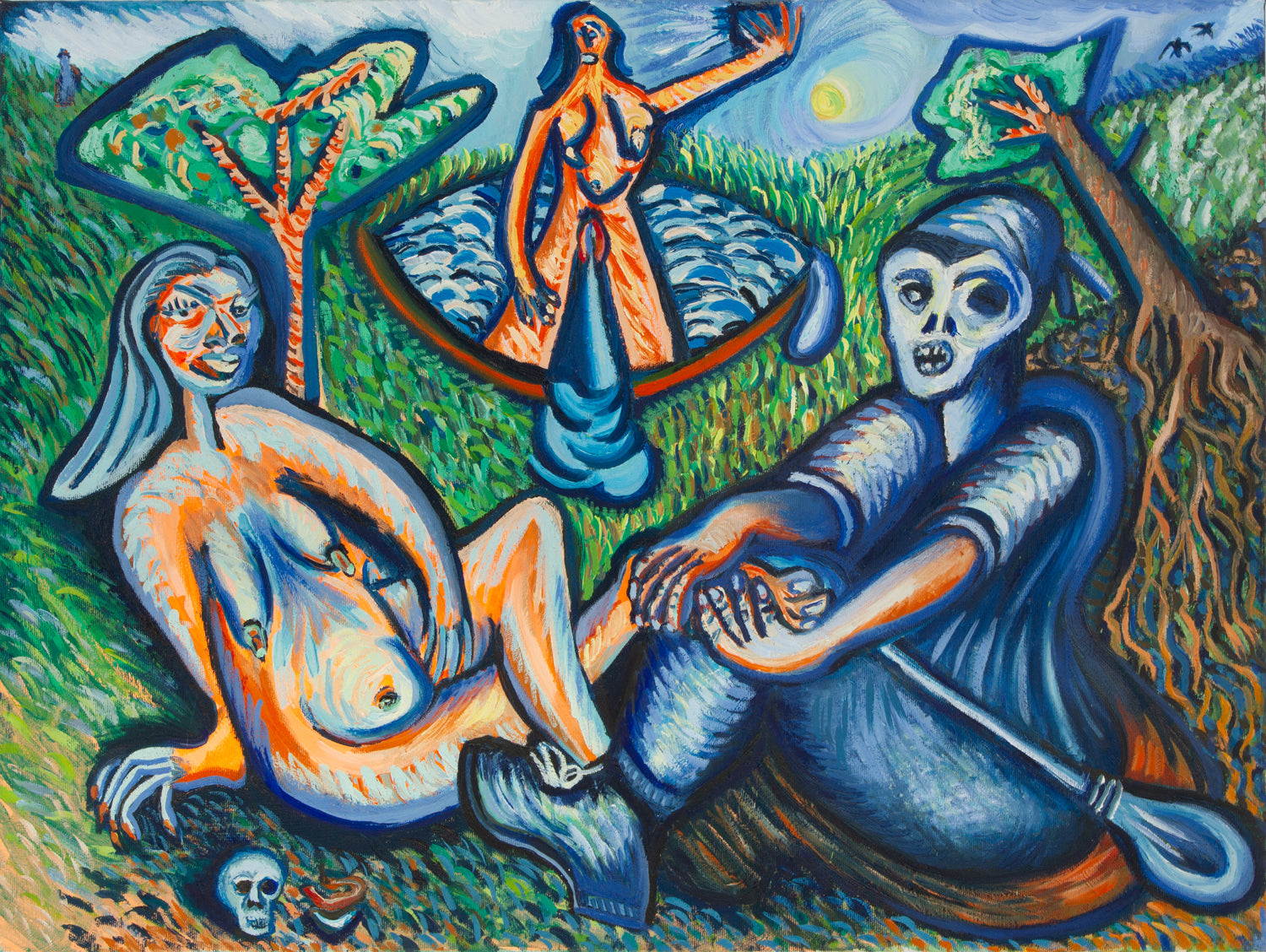 The foot Massage or Frühstück im freien