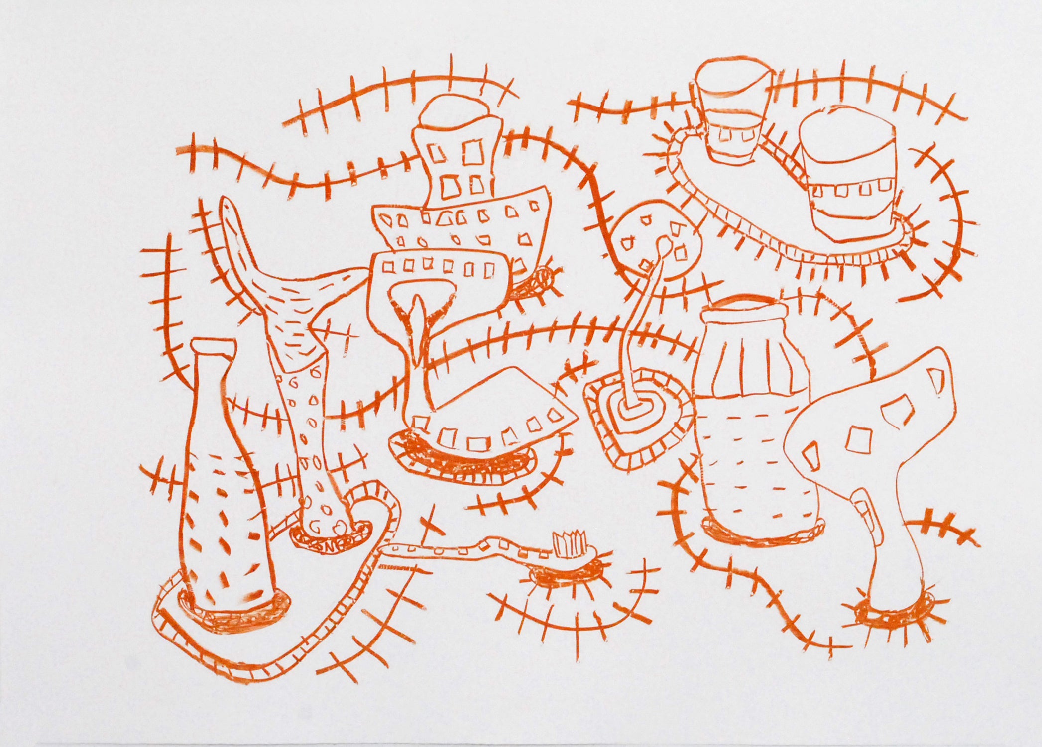 Gegenstadt (in der Lithowerkstatt)