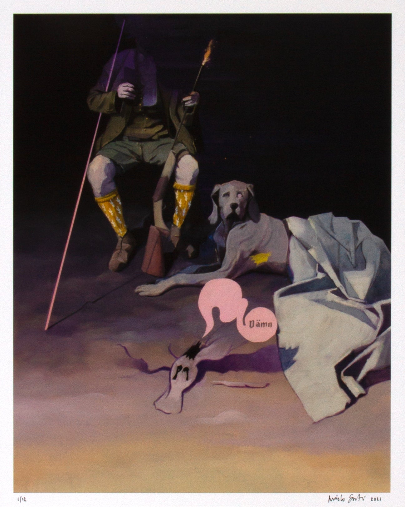 God lives in my dog's soul, the devil in his dog bowl