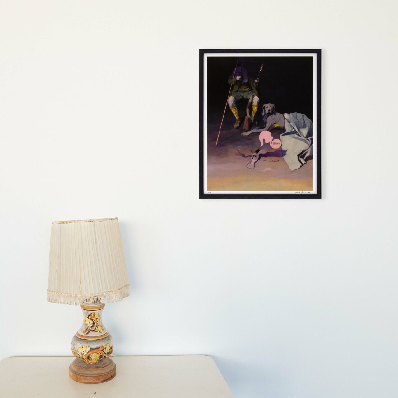 God lives in my dog's soul, the devil in his dog bowl