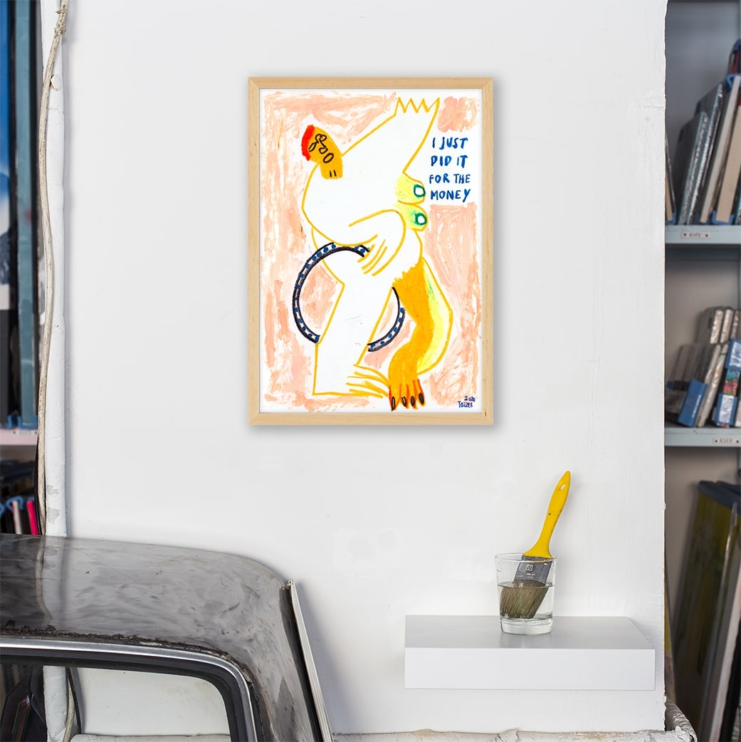 I just did it for the money