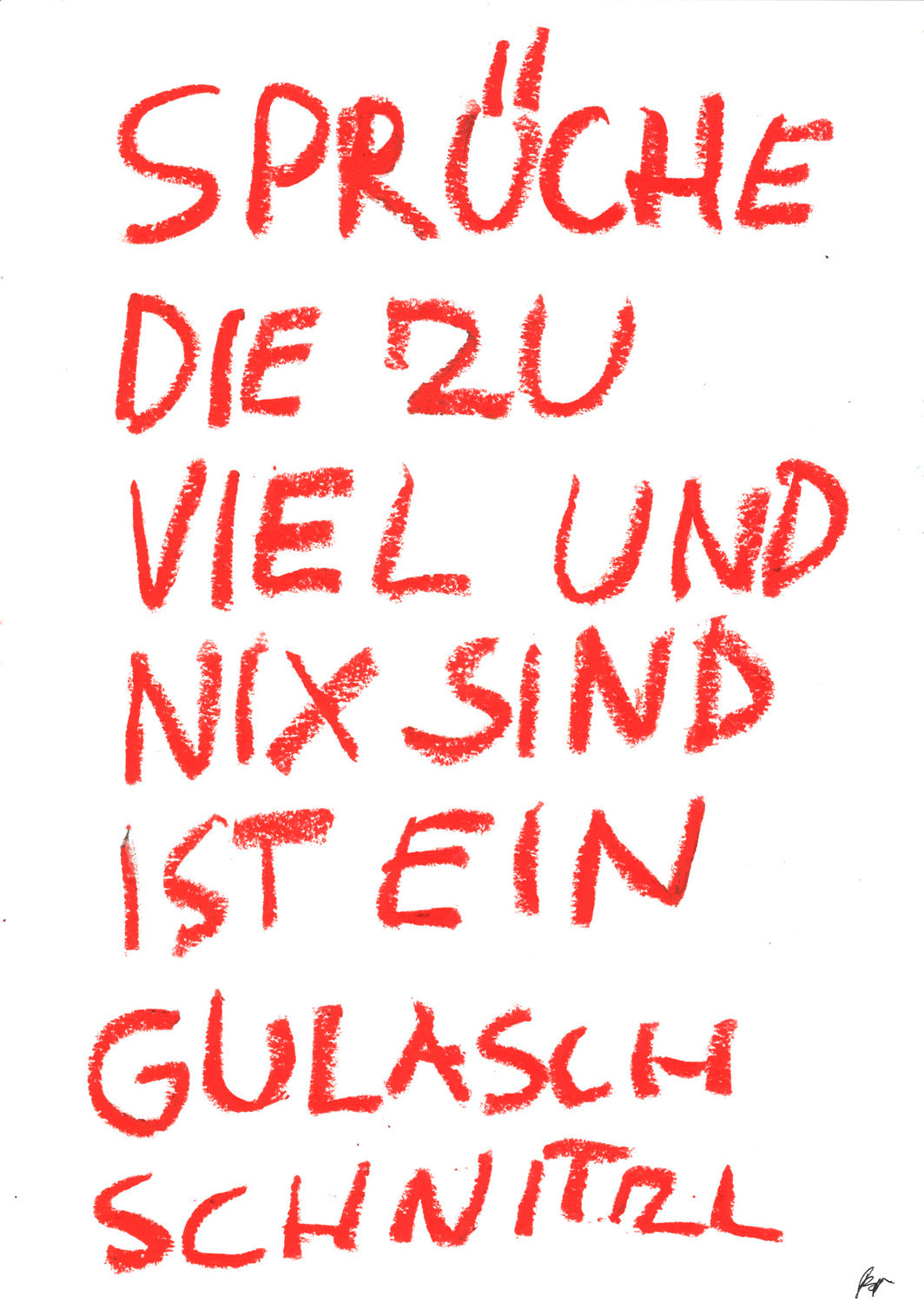 Kalenderspruch