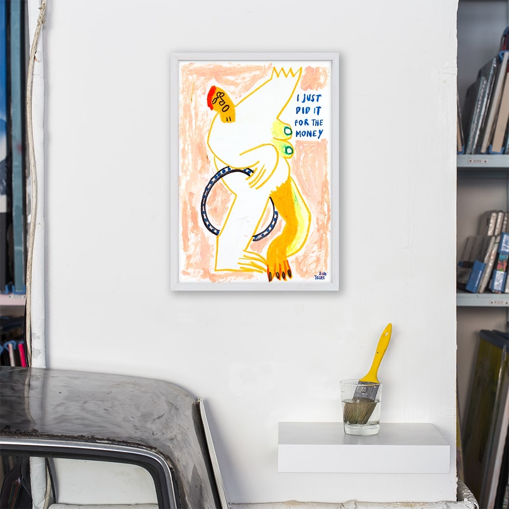 I just did it for the money