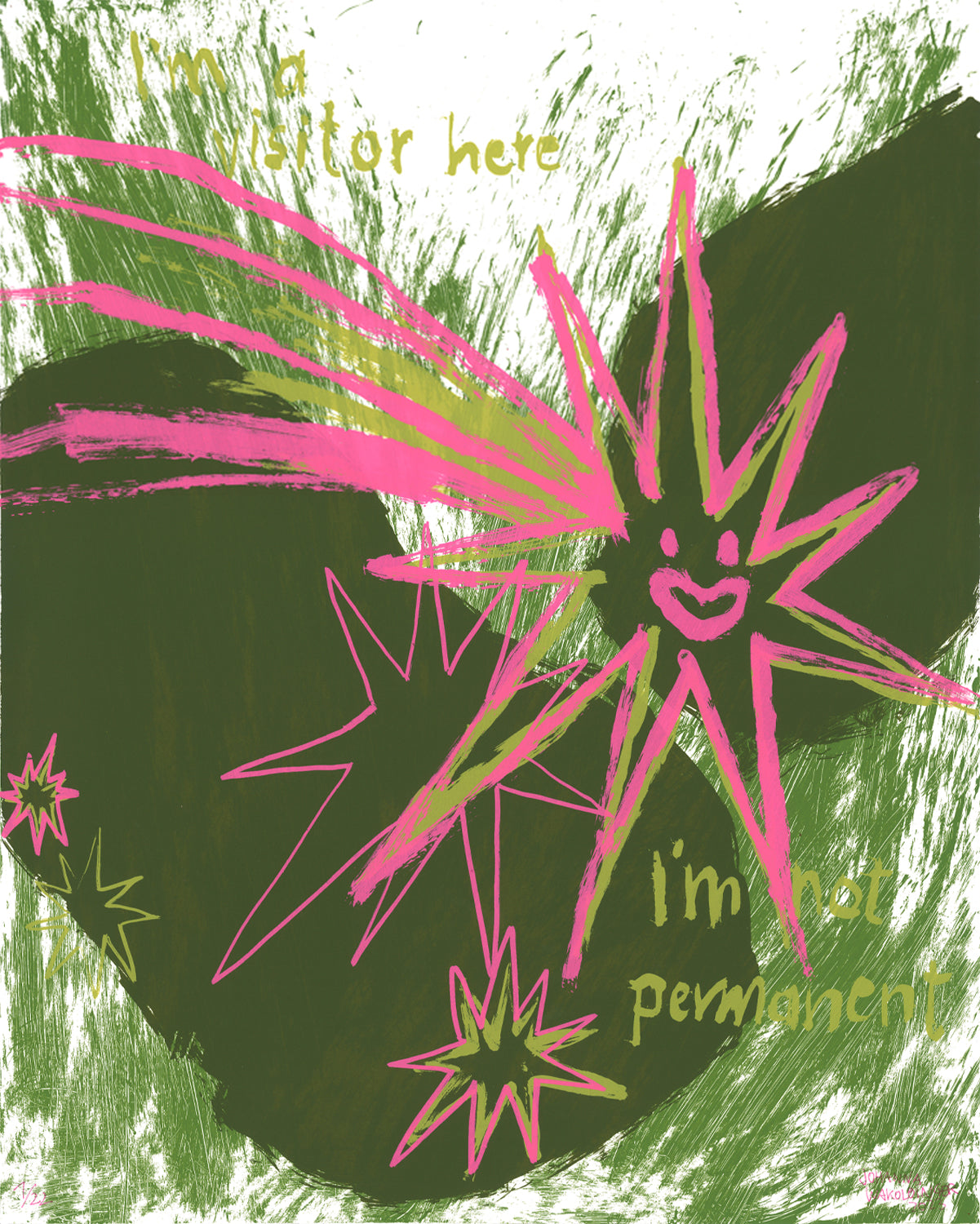 I'm a visitor here - I'm not permanent