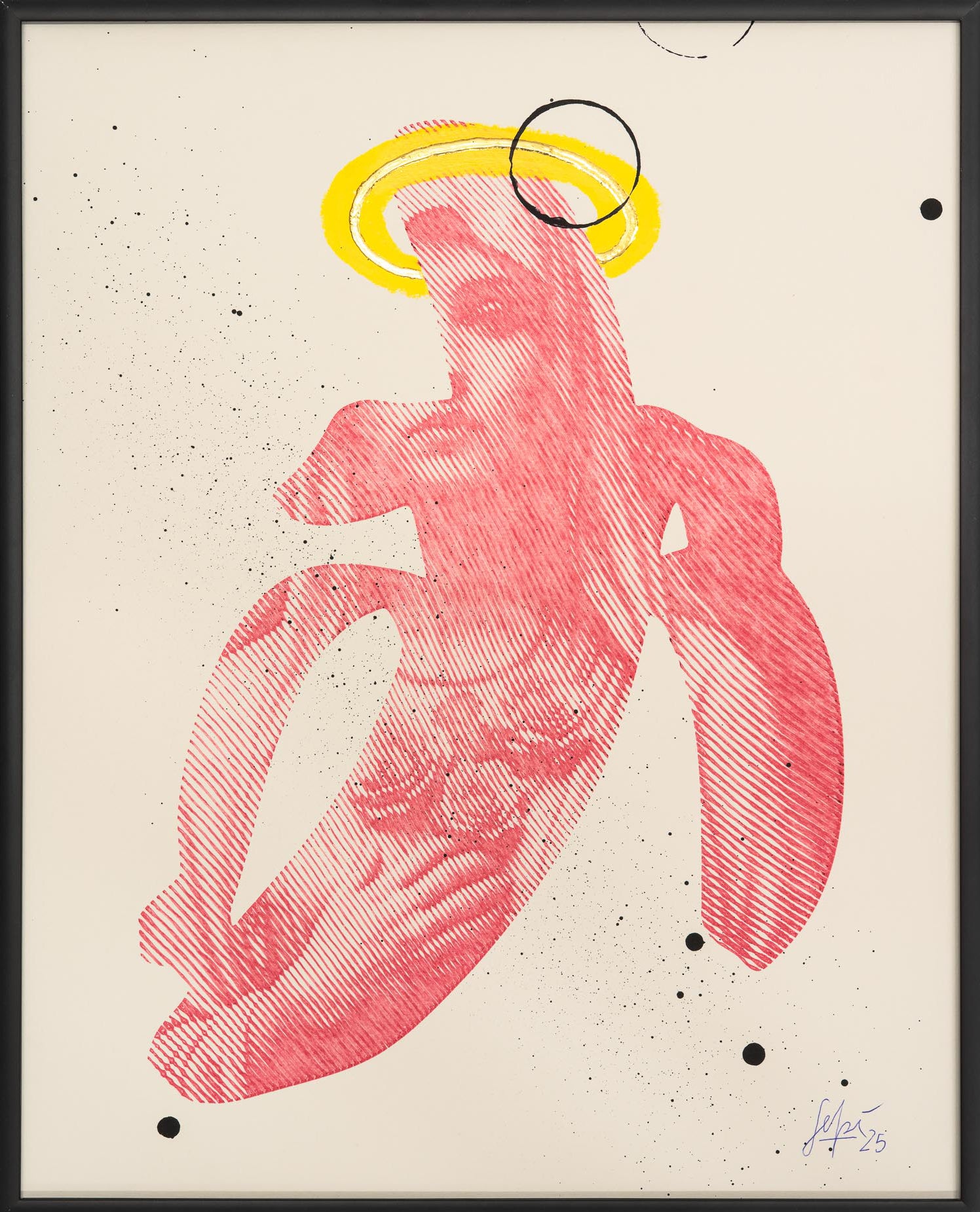 Holy Mary and banana