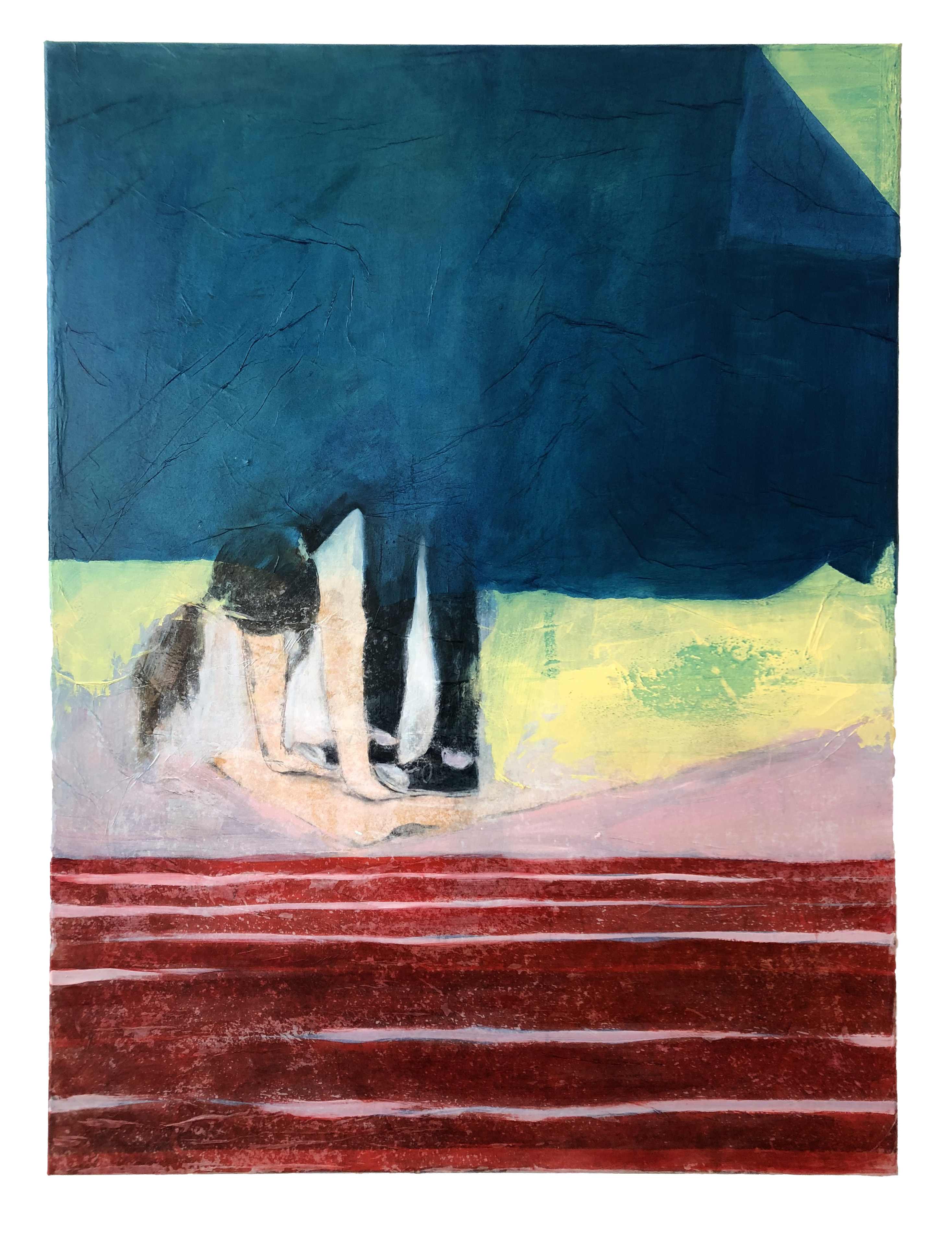 when standing on your hands