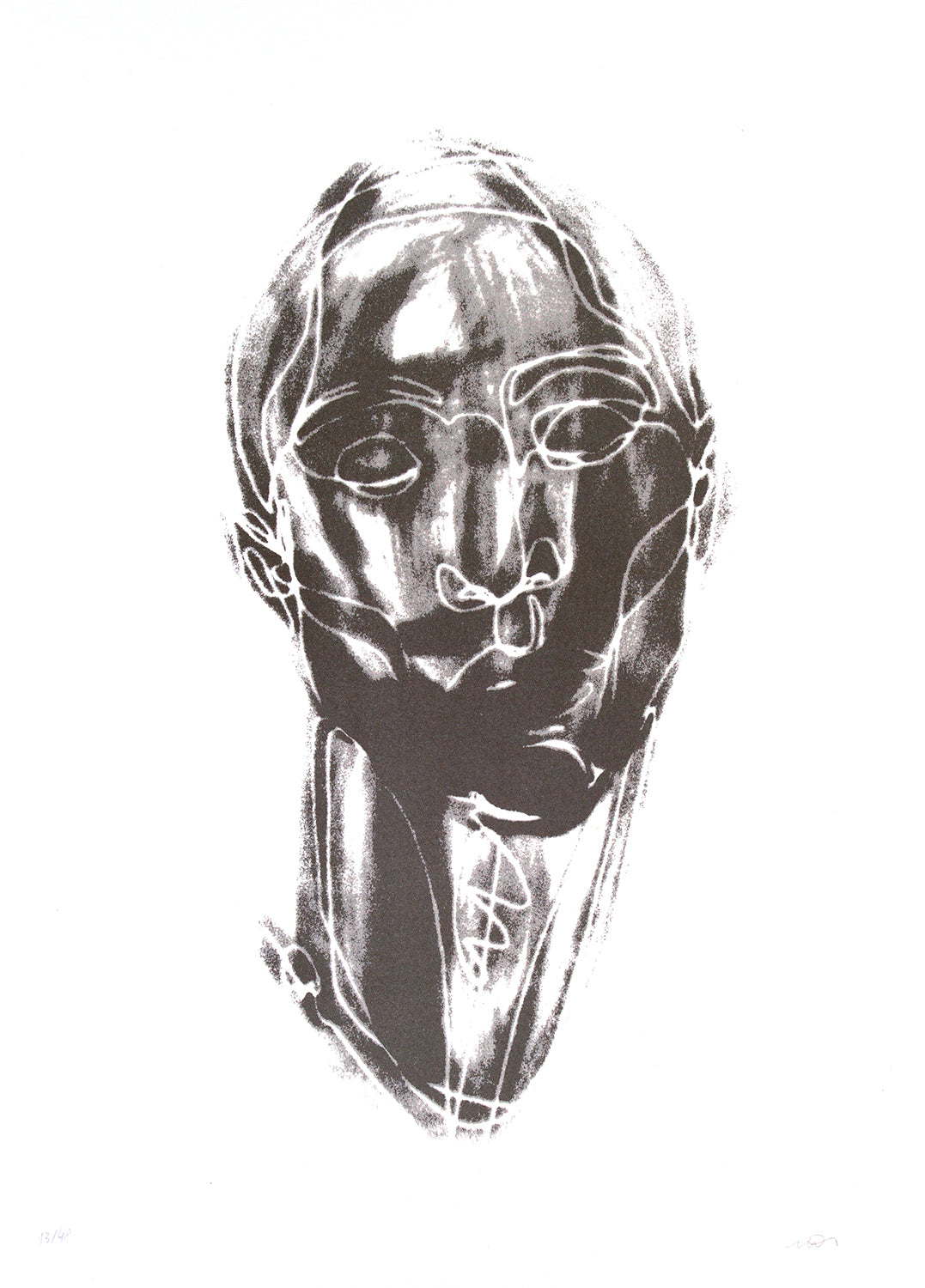Martin Tardy (AT / FR) – Portrait Shadow 1 (White)