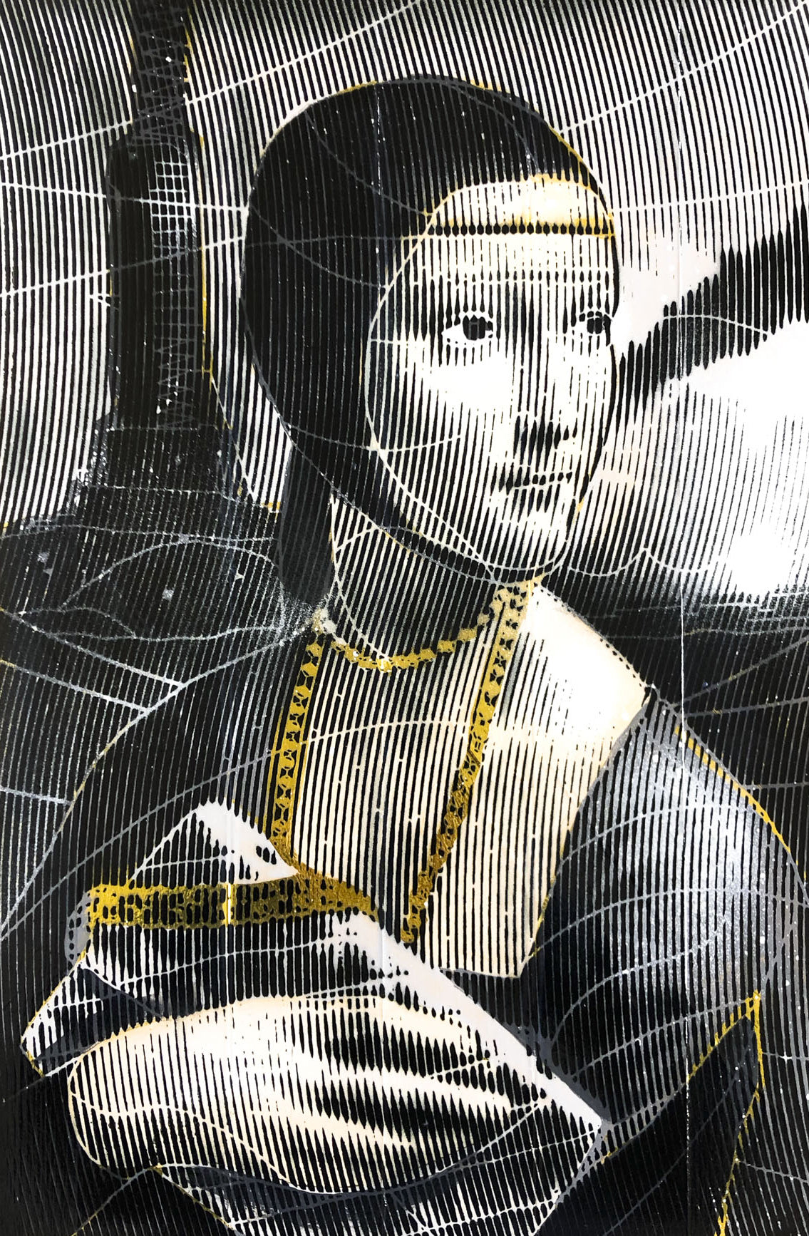 Lady with Chanel bag