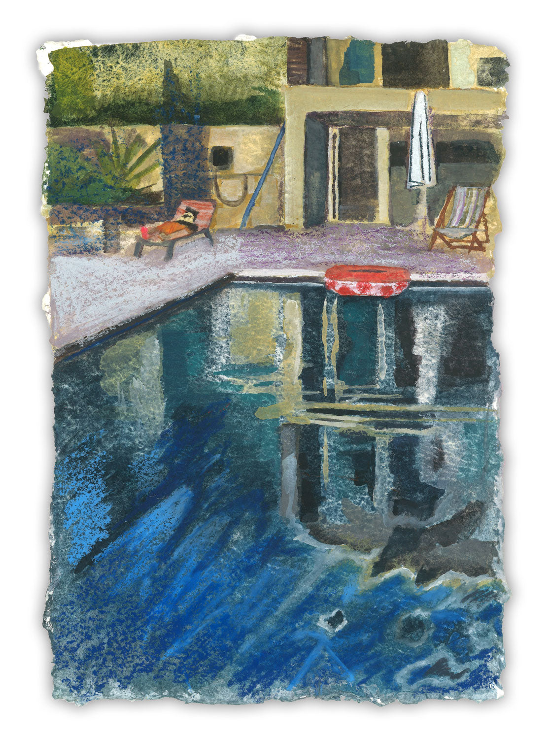 la piscina
