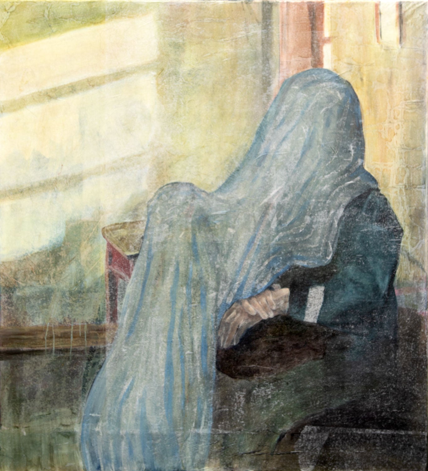 shutting out the world (nach Anne Anchers a blind woman in her room)