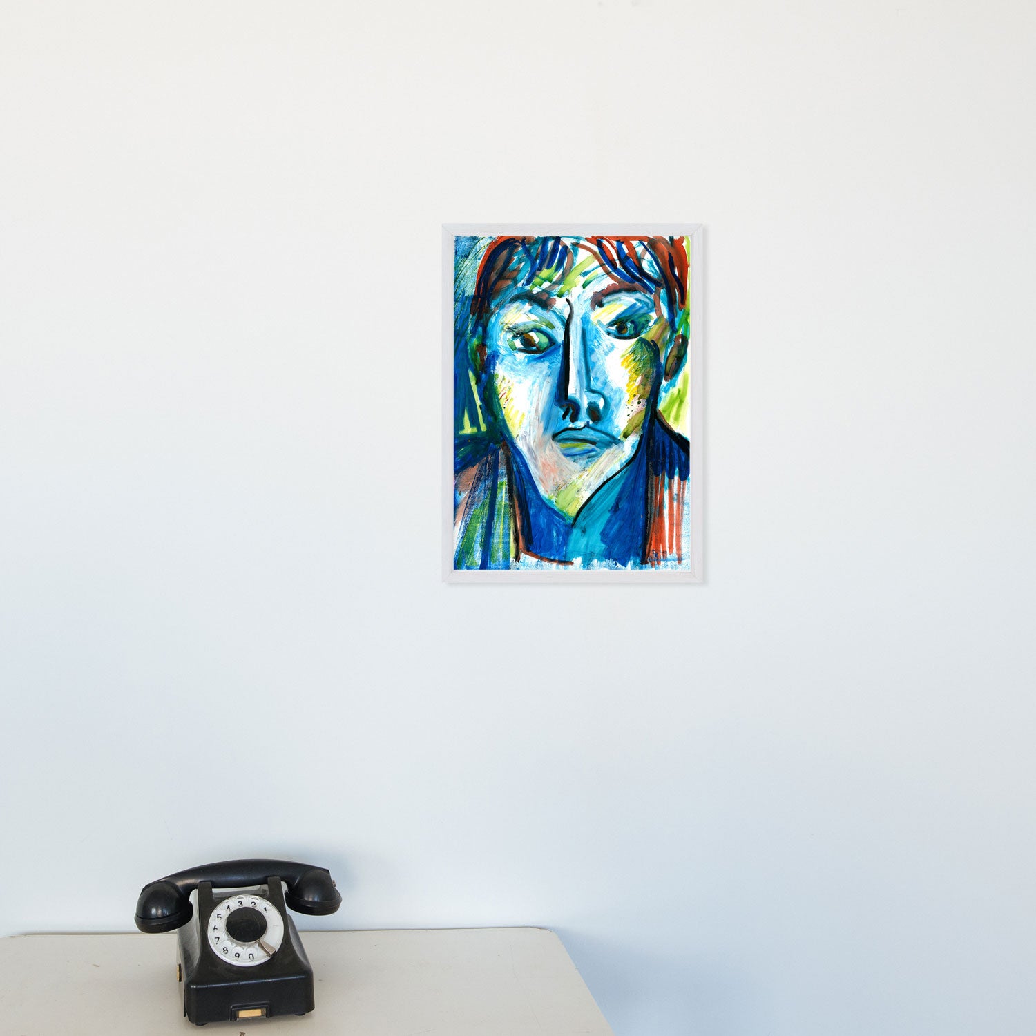 Blue Portrait