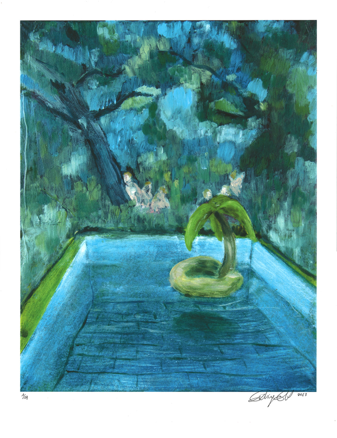 Cézannes Poolparty